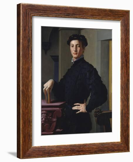 Portrait of a Young Man, c.1530-Agnolo Bronzino-Framed Giclee Print