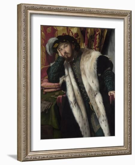 Portrait of a Young Man, C.1540-Moretto Da Brescia-Framed Giclee Print