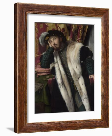 Portrait of a Young Man, C.1540-Moretto Da Brescia-Framed Giclee Print