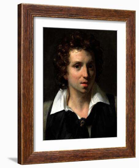 Portrait of a Young Man, C.1818-Theodore Gericault-Framed Giclee Print