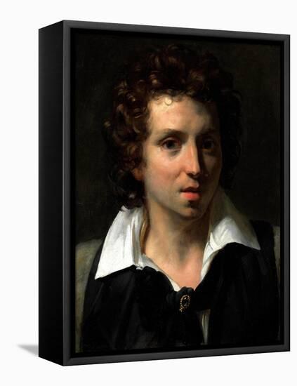 Portrait of a Young Man, C.1818-Theodore Gericault-Framed Premier Image Canvas
