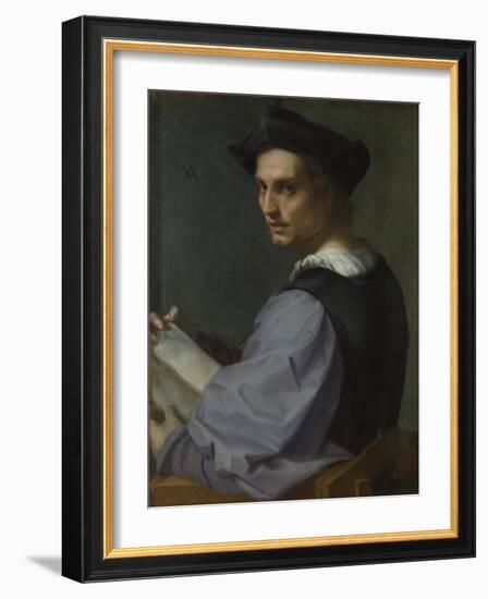 Portrait of a Young Man, Ca 1518-Andrea del Sarto-Framed Giclee Print