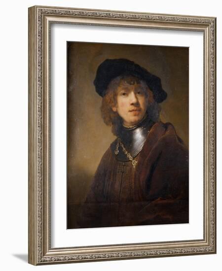 Portrait of a Young Man, Ca 1639-Rembrandt van Rijn-Framed Giclee Print