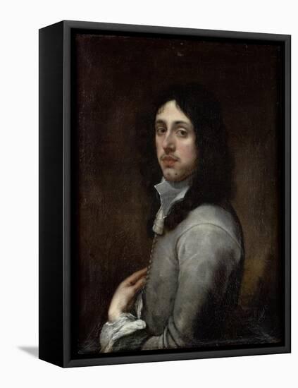 Portrait of a Young Man Dressed in Grey-Bartolome Esteban Murillo-Framed Premier Image Canvas