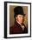 Portrait of a Young Man in a Top Hat-Jacques-Laurent Agasse-Framed Giclee Print