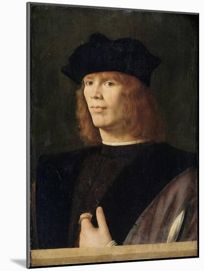 Portrait of a Young Man, Probably Merchant by Andrea Solario-null-Mounted Giclee Print