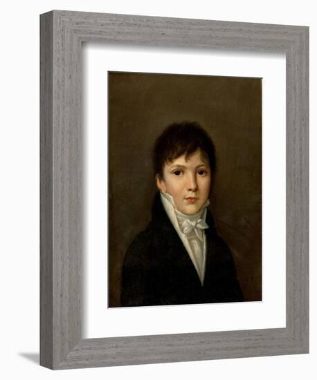 Portrait of a Young Man-Louis Leopold Boilly-Framed Giclee Print