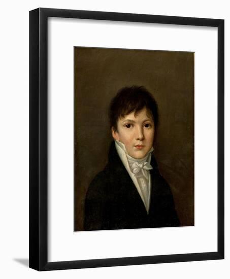 Portrait of a Young Man-Louis Leopold Boilly-Framed Giclee Print