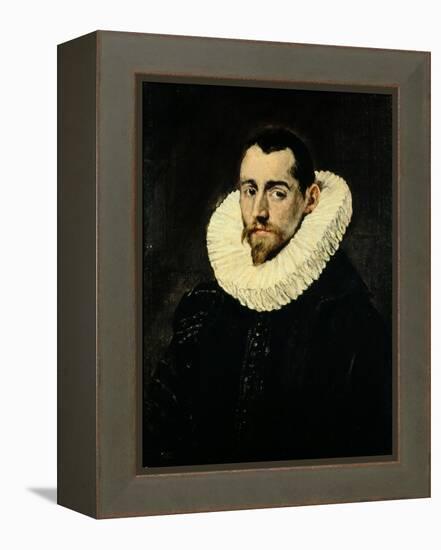 Portrait of a Young Man-El Greco-Framed Premier Image Canvas