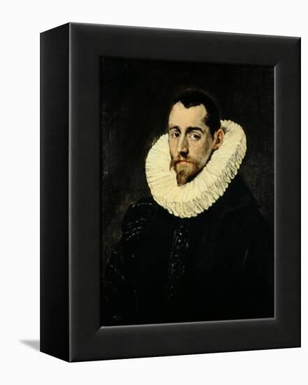 Portrait of a Young Man-El Greco-Framed Premier Image Canvas