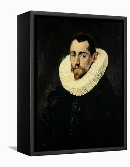 Portrait of a Young Man-El Greco-Framed Premier Image Canvas