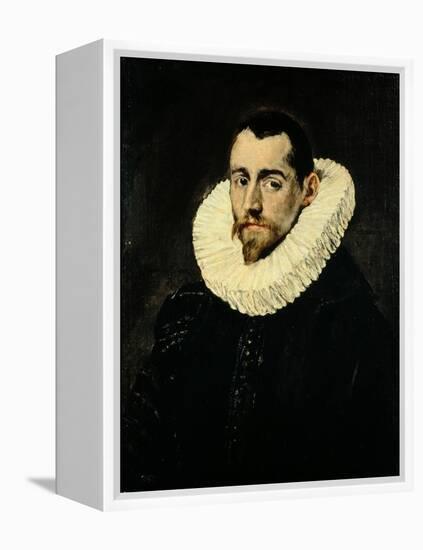 Portrait of a Young Man-El Greco-Framed Premier Image Canvas