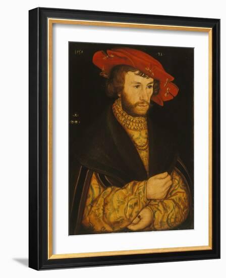 Portrait of a Young Man-Lucas Cranach the Elder-Framed Giclee Print