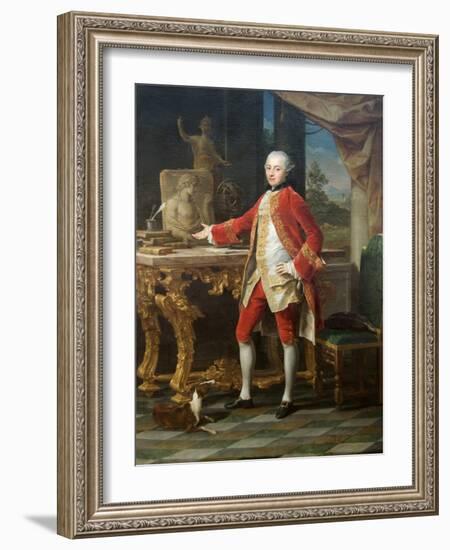 Portrait of a Young Man-Pompeo Batoni-Framed Art Print