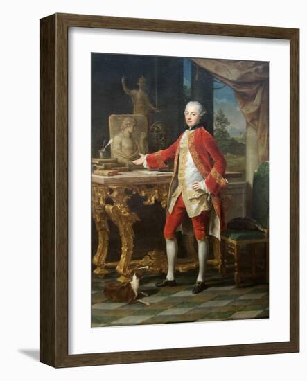 Portrait of a Young Man-Pompeo Batoni-Framed Art Print