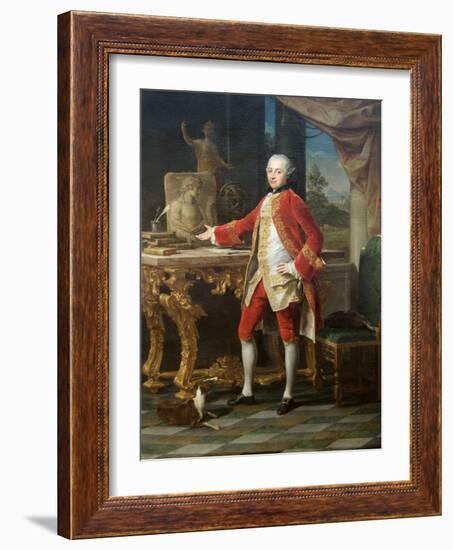 Portrait of a Young Man-Pompeo Batoni-Framed Art Print