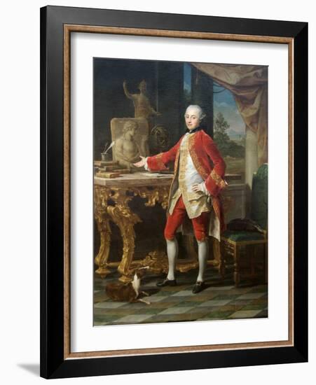 Portrait of a Young Man-Pompeo Batoni-Framed Art Print