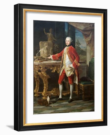 Portrait of a Young Man-Pompeo Batoni-Framed Art Print