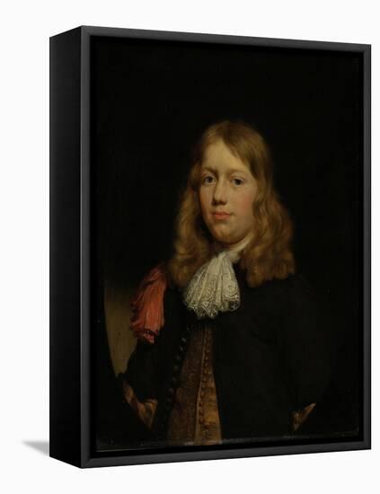 Portrait of a Young Man-Nicolaes Maes-Framed Stretched Canvas