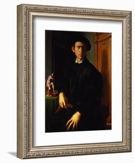 Portrait of a Young Man-Agnolo Bronzino-Framed Giclee Print