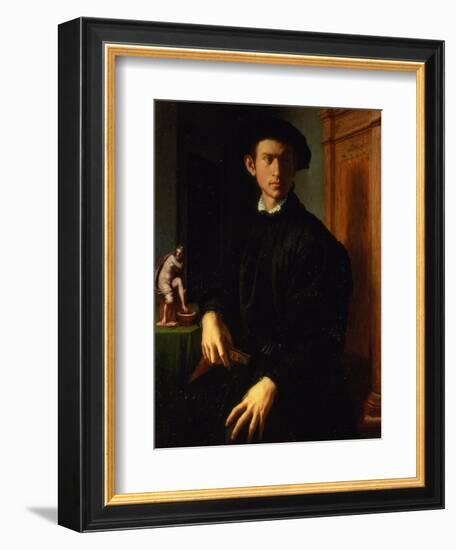 Portrait of a Young Man-Agnolo Bronzino-Framed Giclee Print