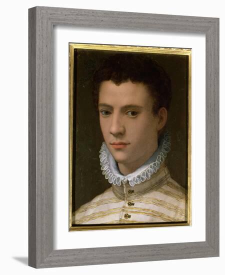 Portrait of a Young Man-Agnolo Bronzino-Framed Giclee Print