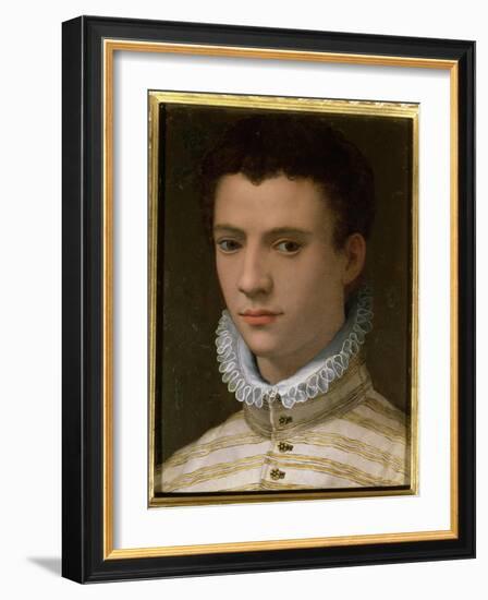 Portrait of a Young Man-Agnolo Bronzino-Framed Giclee Print