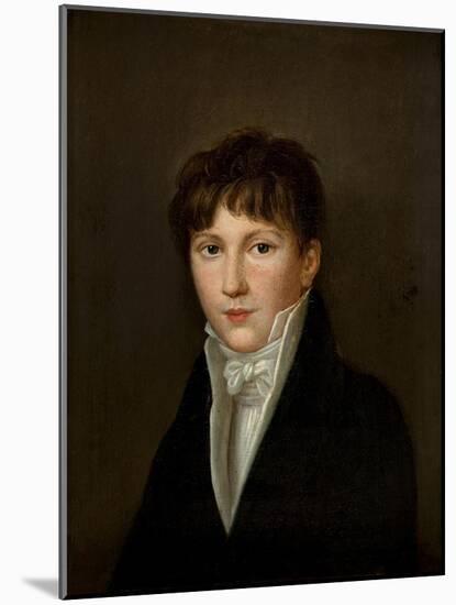 Portrait of a Young Man-Louis Leopold Boilly-Mounted Giclee Print