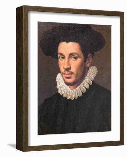 Portrait of a Young Man-Annibale Carracci-Framed Giclee Print