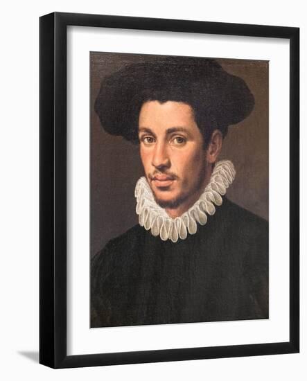 Portrait of a Young Man-Annibale Carracci-Framed Giclee Print