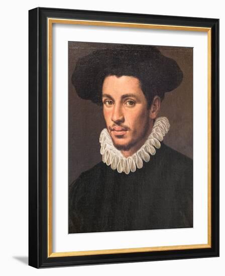 Portrait of a Young Man-Annibale Carracci-Framed Giclee Print