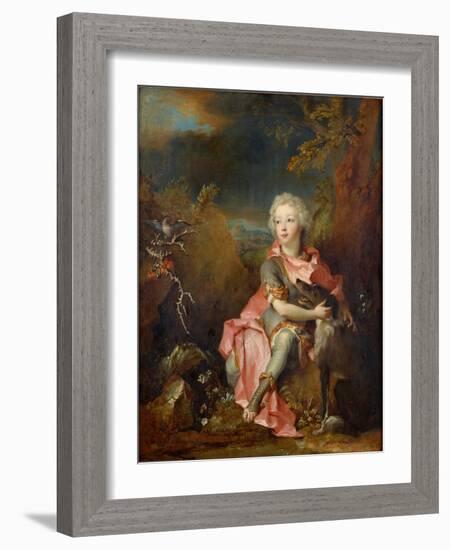 Portrait of a Young Nobleman, Ca 1714-Nicolas de Largillière-Framed Giclee Print