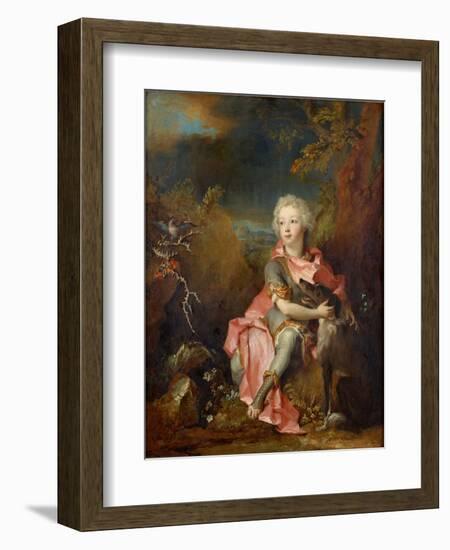 Portrait of a Young Nobleman, Ca 1714-Nicolas de Largillière-Framed Giclee Print