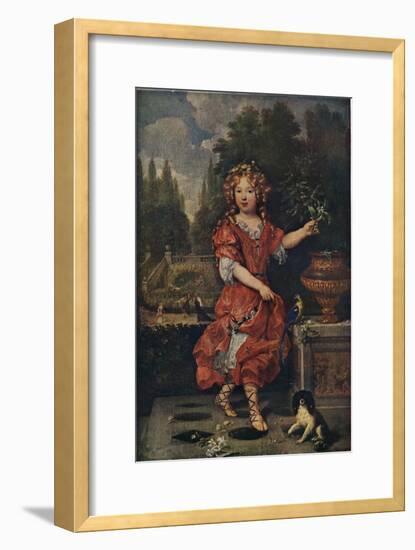 'Portrait of a Young Princess', c19th century, (1911)-Unknown-Framed Giclee Print