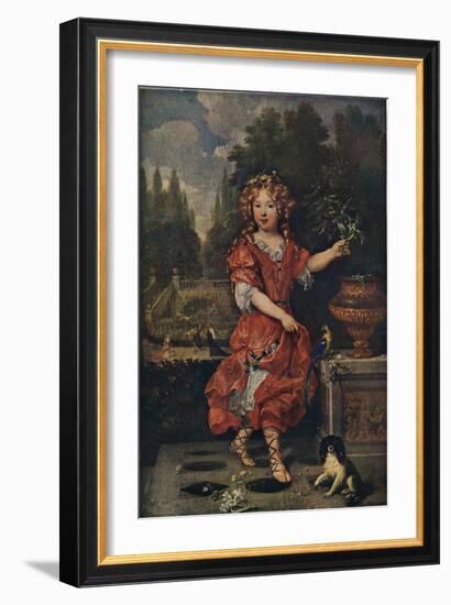 'Portrait of a Young Princess', c19th century, (1911)-Unknown-Framed Giclee Print