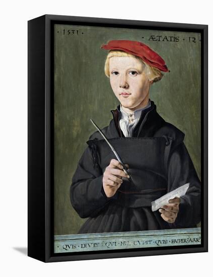 Portrait of a Young Scholar-null-Framed Premier Image Canvas