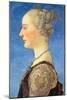 Portrait of a Young Woman, 1475-Antonio Pollaiuolo-Mounted Giclee Print