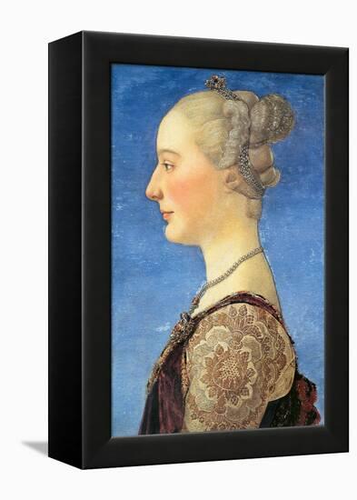 Portrait of a Young Woman, 1475-Antonio Pollaiuolo-Framed Premier Image Canvas