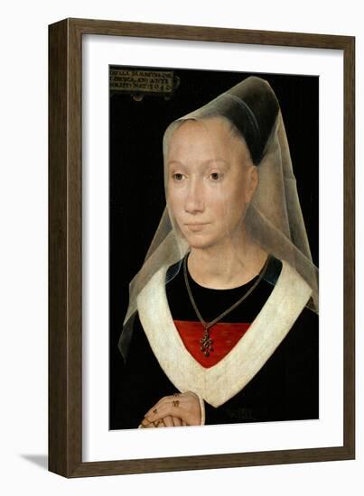 Portrait of a Young Woman, 1480-Hans Memling-Framed Giclee Print