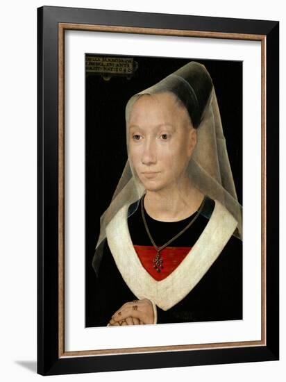 Portrait of a Young Woman, 1480-Hans Memling-Framed Giclee Print