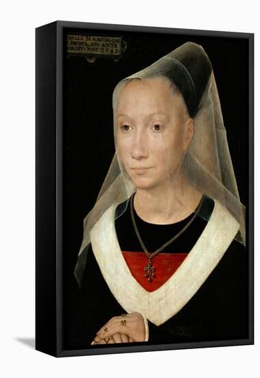 Portrait of a Young Woman, 1480-Hans Memling-Framed Premier Image Canvas