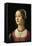 Portrait of a young woman - 1485-Domenico Ghirlandaio-Framed Premier Image Canvas