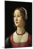 Portrait of a young woman - 1485-Domenico Ghirlandaio-Mounted Giclee Print