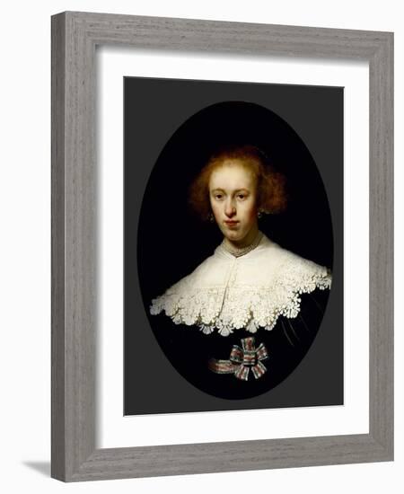 Portrait of a Young Woman, 1633-Rembrandt van Rijn-Framed Giclee Print