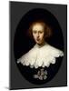 Portrait of a Young Woman, 1633-Rembrandt van Rijn-Mounted Giclee Print