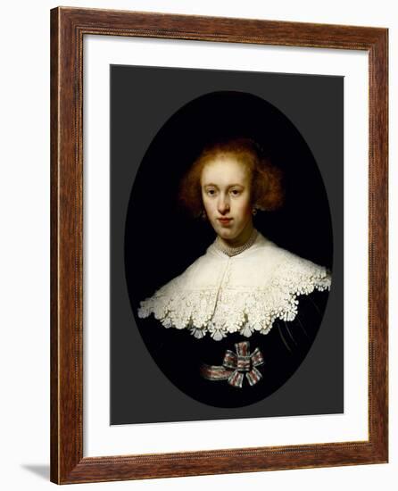 Portrait of a Young Woman, 1633-Rembrandt van Rijn-Framed Giclee Print