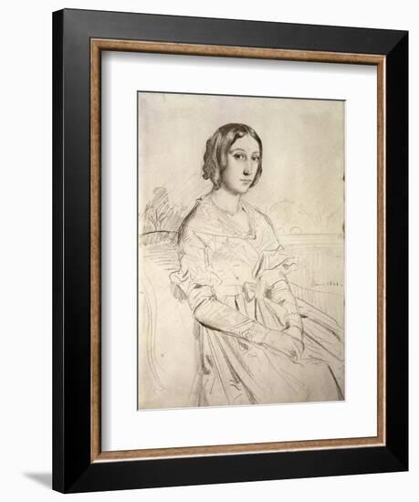 Portrait of a Young Woman, 1841-Theodore Chasseriau-Framed Giclee Print