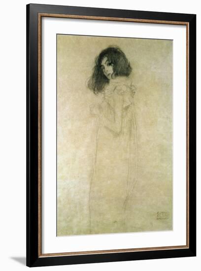 Portrait of a Young Woman, 1896-97-Gustav Klimt-Framed Giclee Print