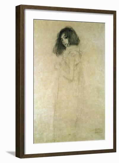 Portrait of a Young Woman, 1896-97-Gustav Klimt-Framed Giclee Print