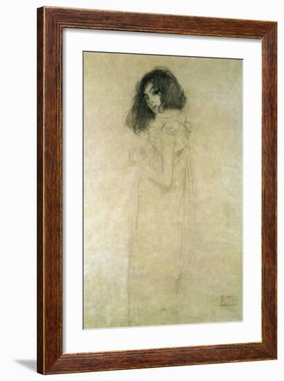 Portrait of a Young Woman, 1896-97-Gustav Klimt-Framed Giclee Print